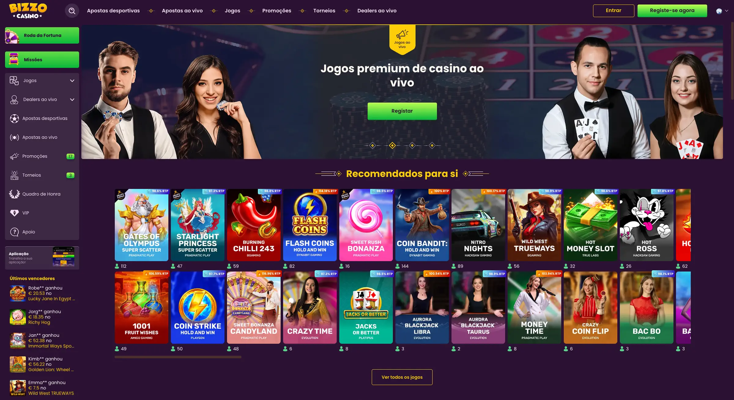 Bizzo Casino Jogos De Casino Online